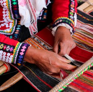 Weaving presentation, Sacred Valley